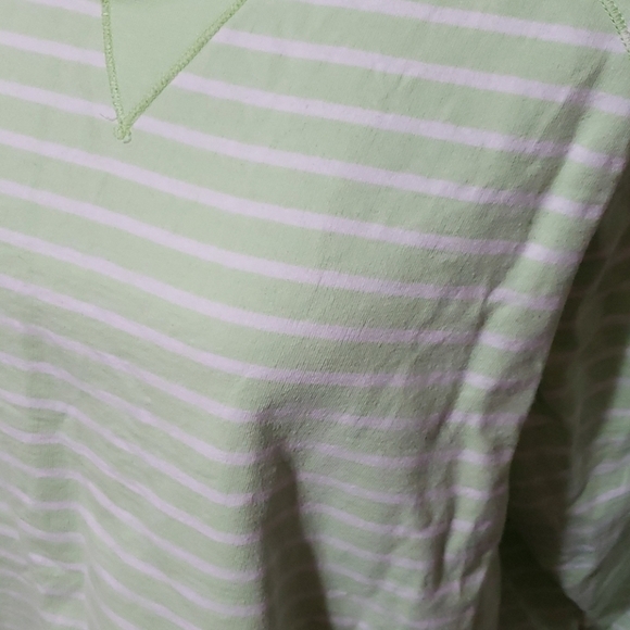 1x light neon green stripe sweatshirt - Picture 2 of 3